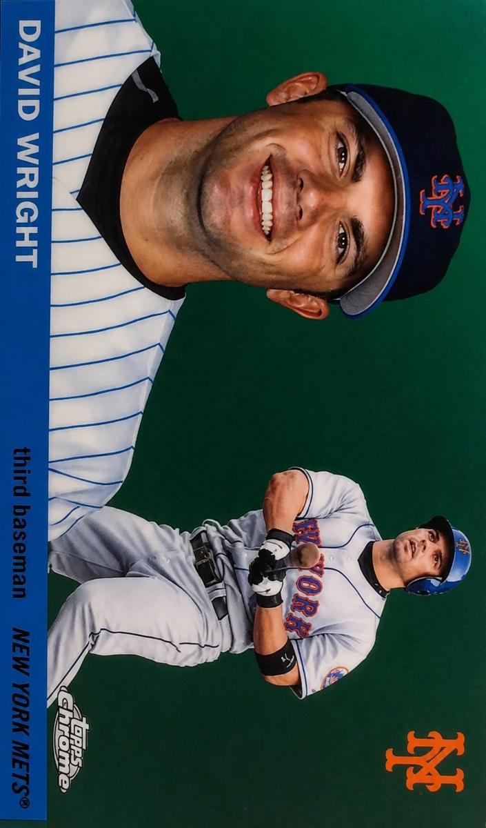 David Wright 2025 Chrome Platinum card