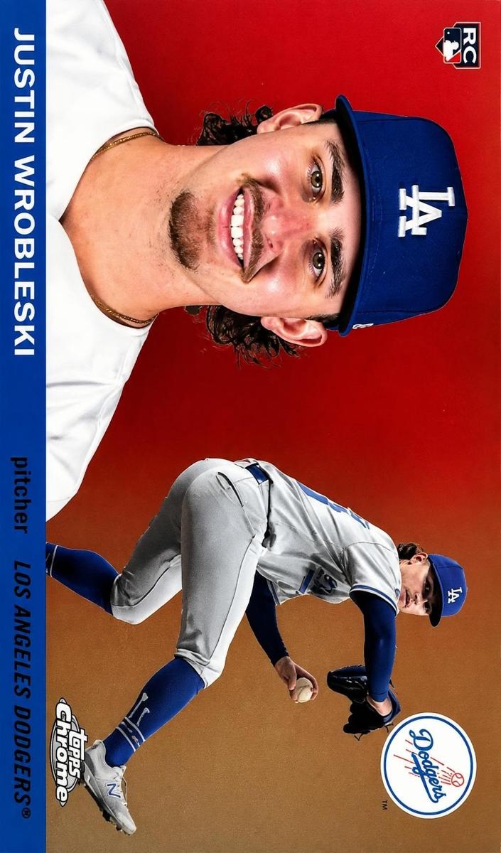 Justin Wrobleski 2025 Chrome Platinum card