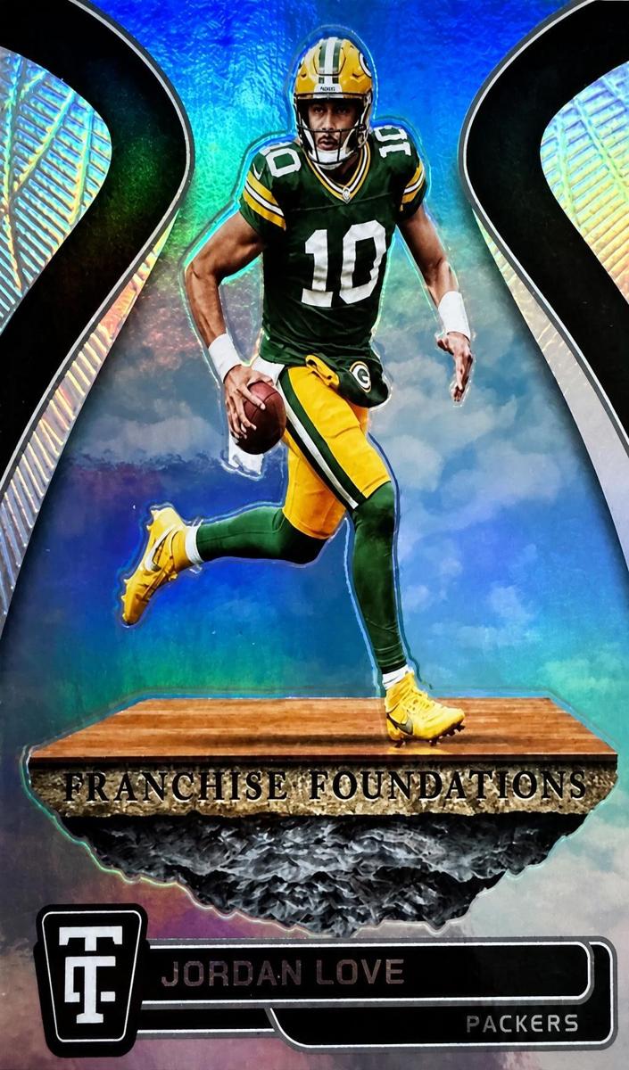 2024 Panini Obsidian Black Color Blast Jordan Love #22 card