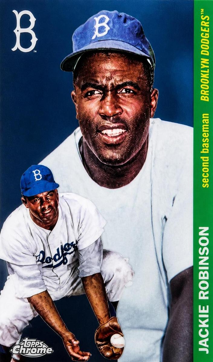 Jackie Robinson 2025 Chrome Platinum card