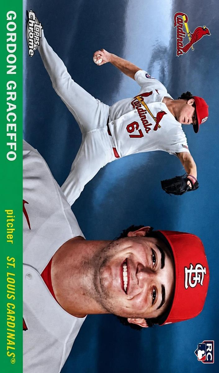 2025 Topps Chrome Platinum Gordon Graceffo [Topps Refractor] #376 card