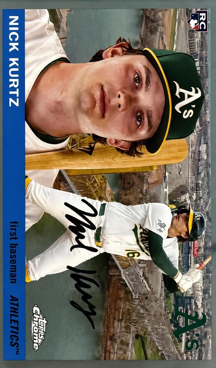 2025 Topps Chrome Platinum 1955 City Variation Nick Kurtz #55CV-62 card