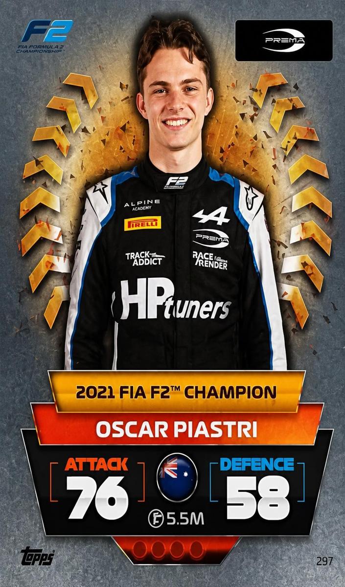 2022 Oscar Piastri #297