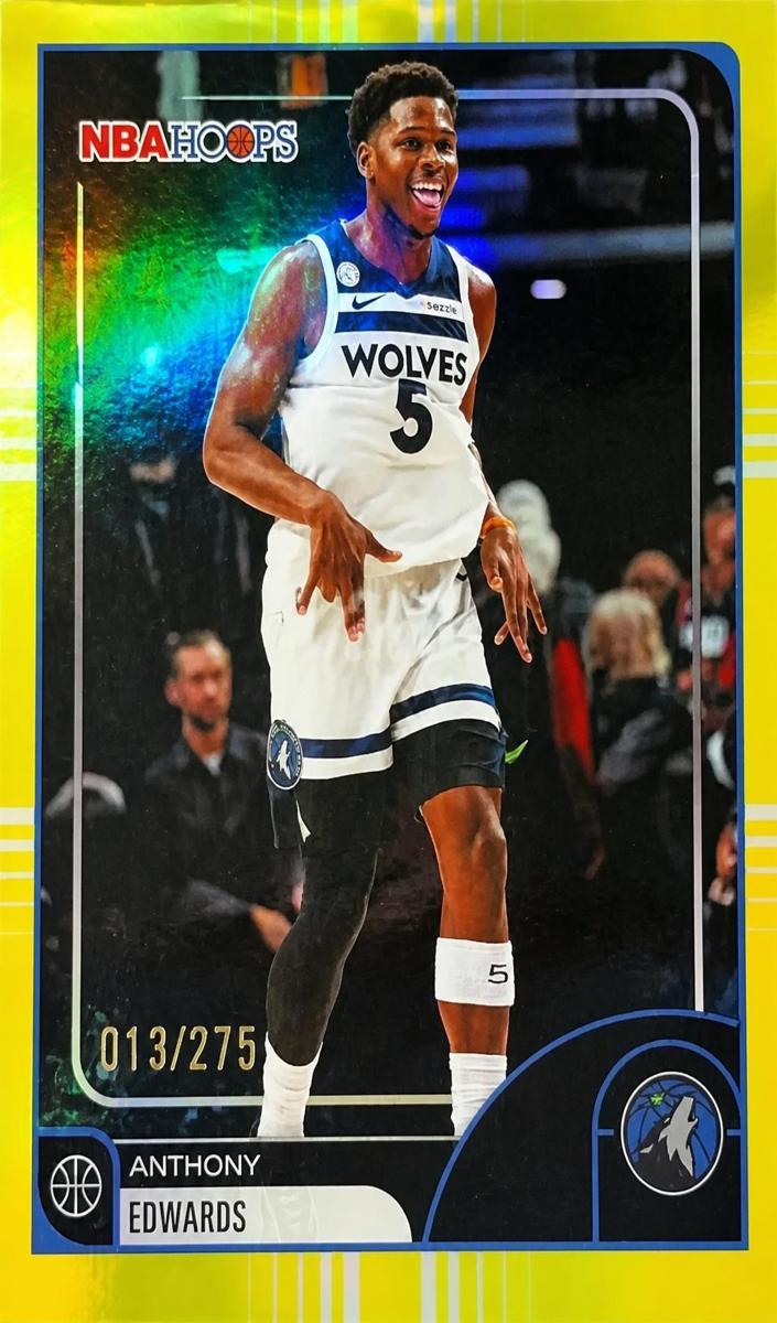 2025 Anthony Edwards [Rainbow Yellow] #195