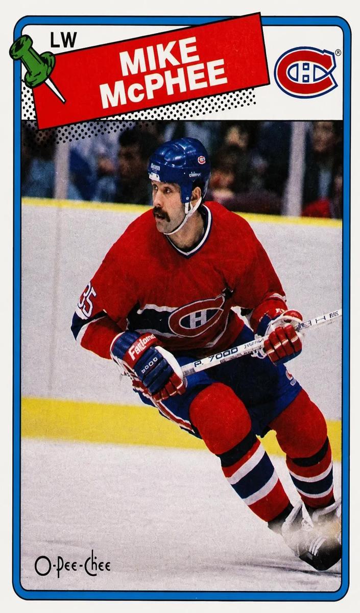 1988 O-Pee-Chee Mike McPhee #237 card