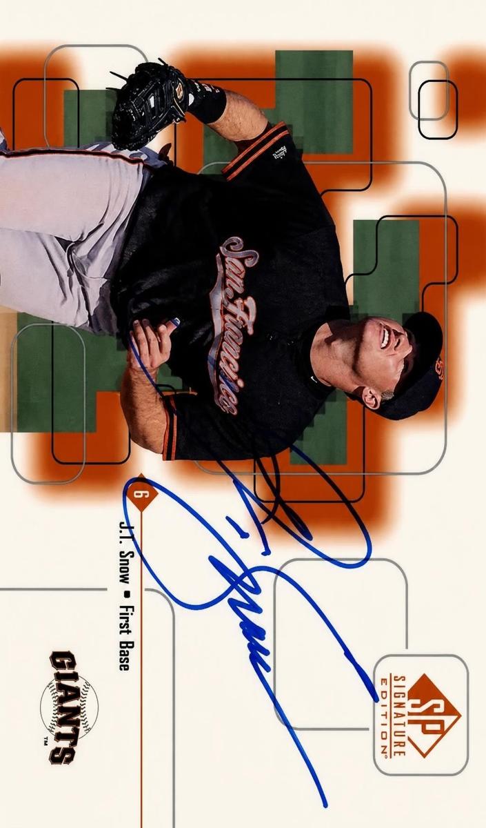 1999 SP Signature Edition J.T. Snow #JT card