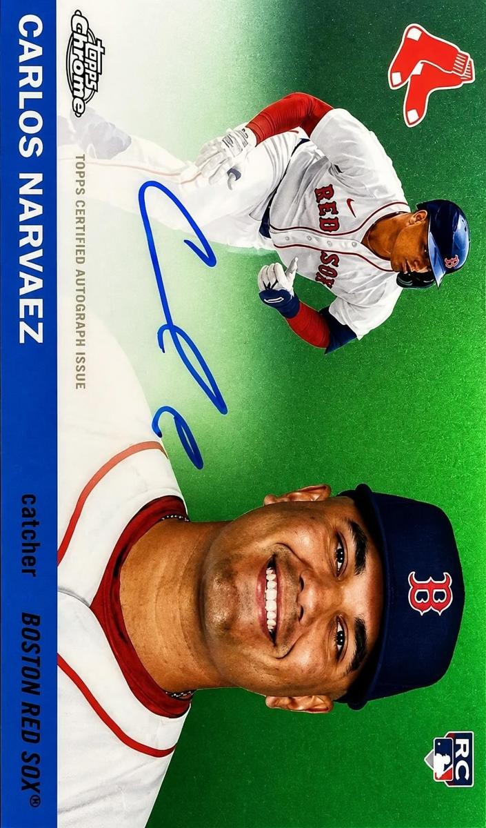 Carlos Narvaez 2025 Topps Chrome Platinum Autographs Baseball