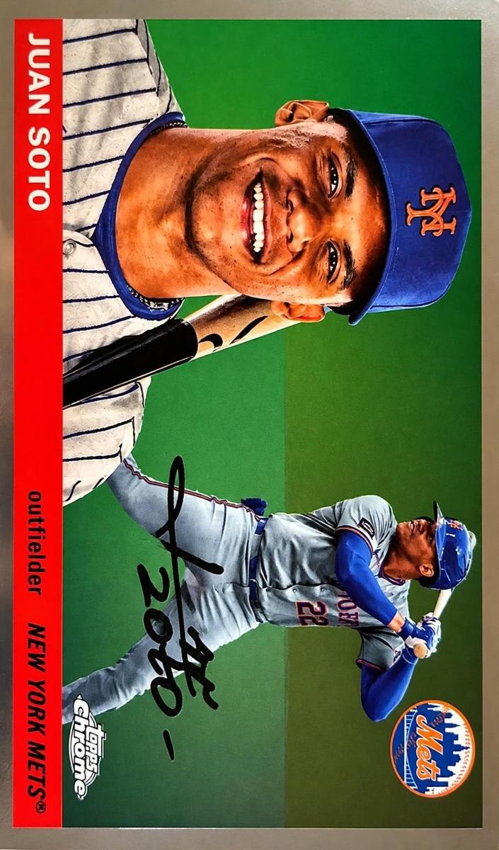 Juan Soto 2025 Chrome Platinum card