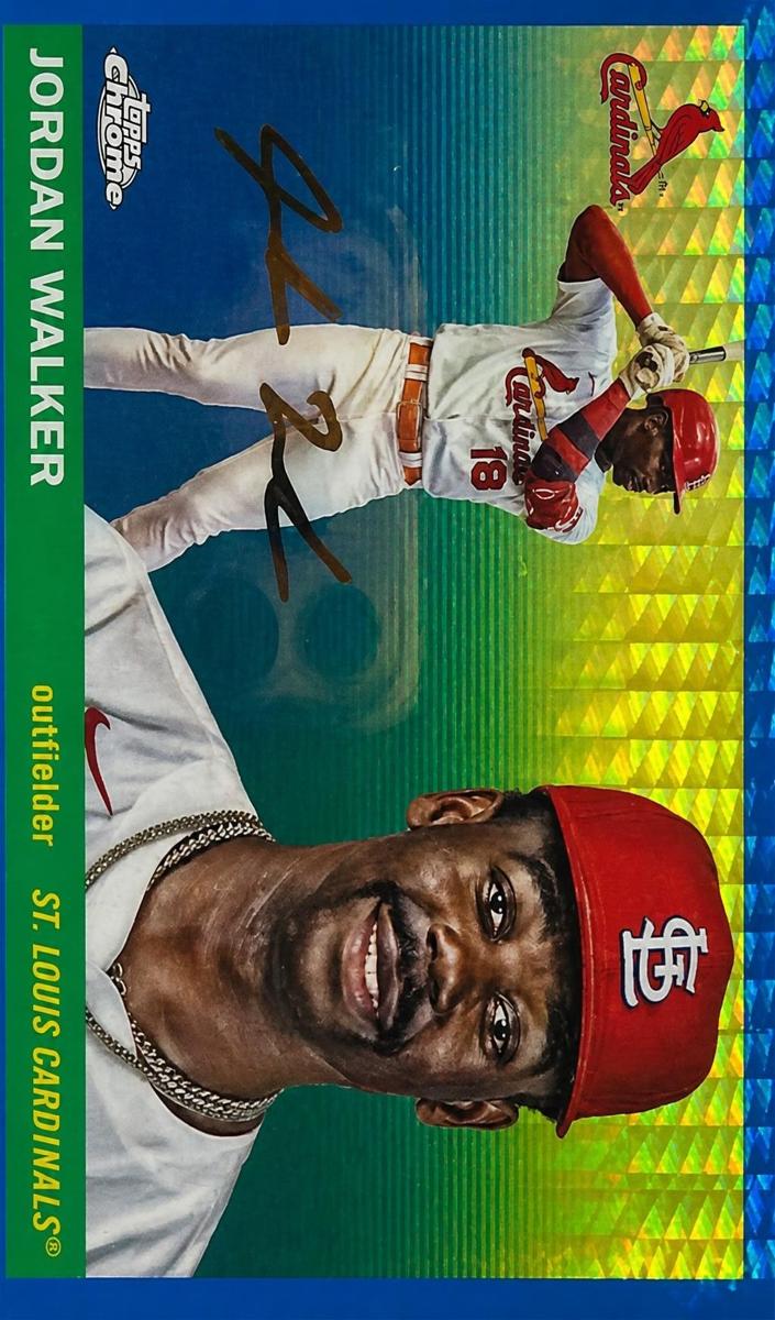 2025 Topps Chrome Platinum Jordan Walker #128 card