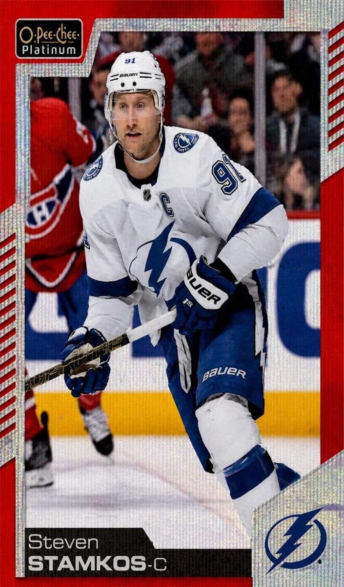 2020 O-Pee-Chee Platinum Steven Stamkos #143 card
