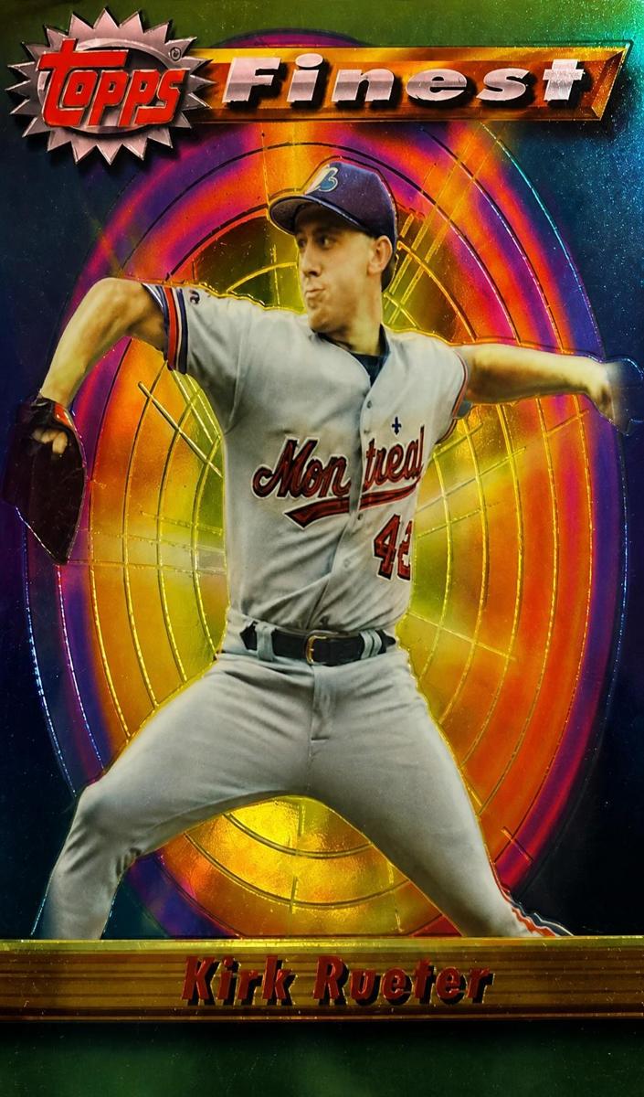 1994 Topps Finest Kirk Rueter #9 card