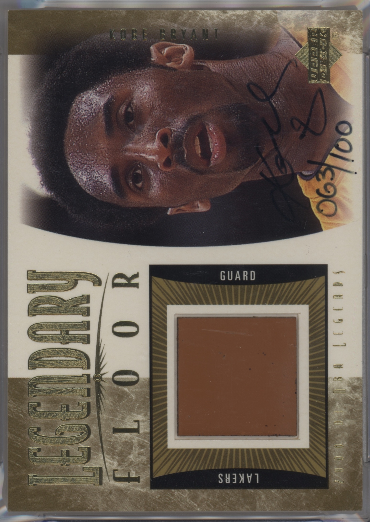 2001 Upper Deck Legends Kobe Bryant #KB-AF card