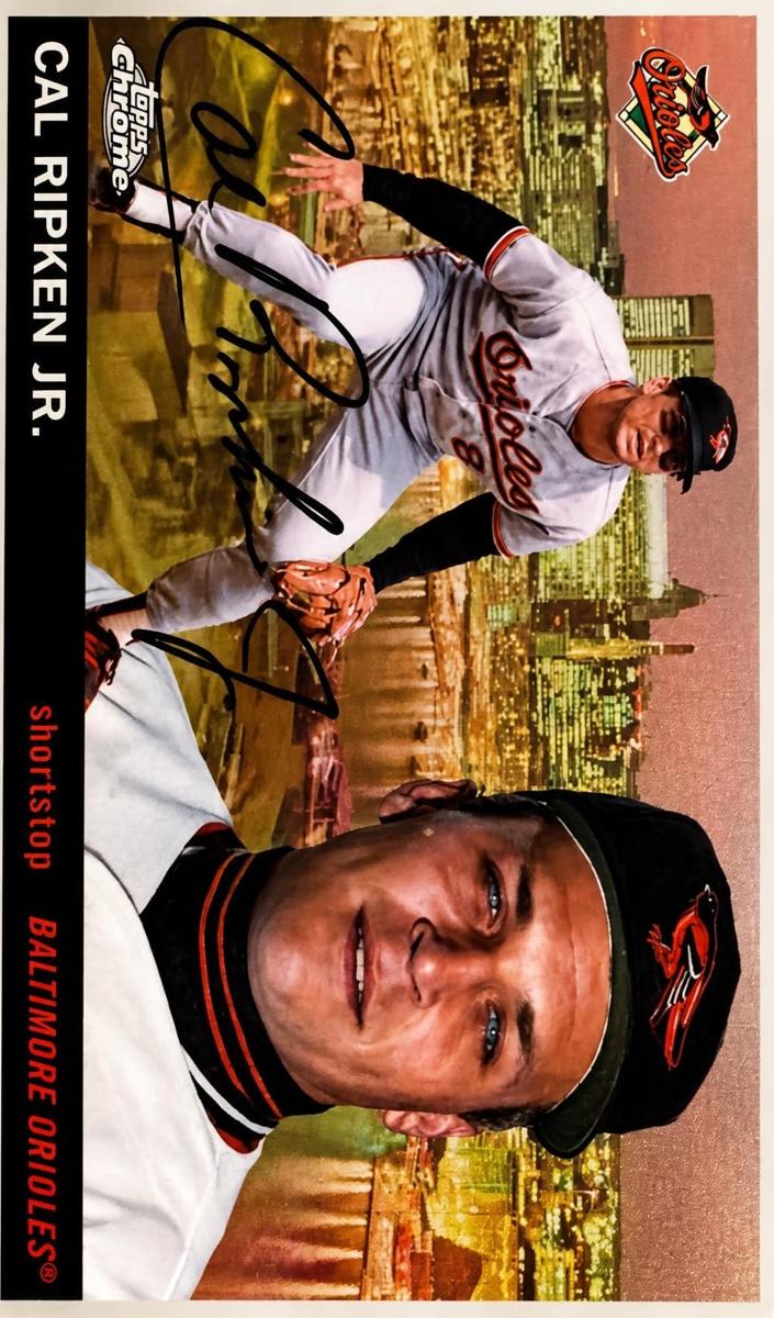 2025 Topps Chrome Platinum 1955 City Variation Cal Ripken Jr. #55CV-10 card