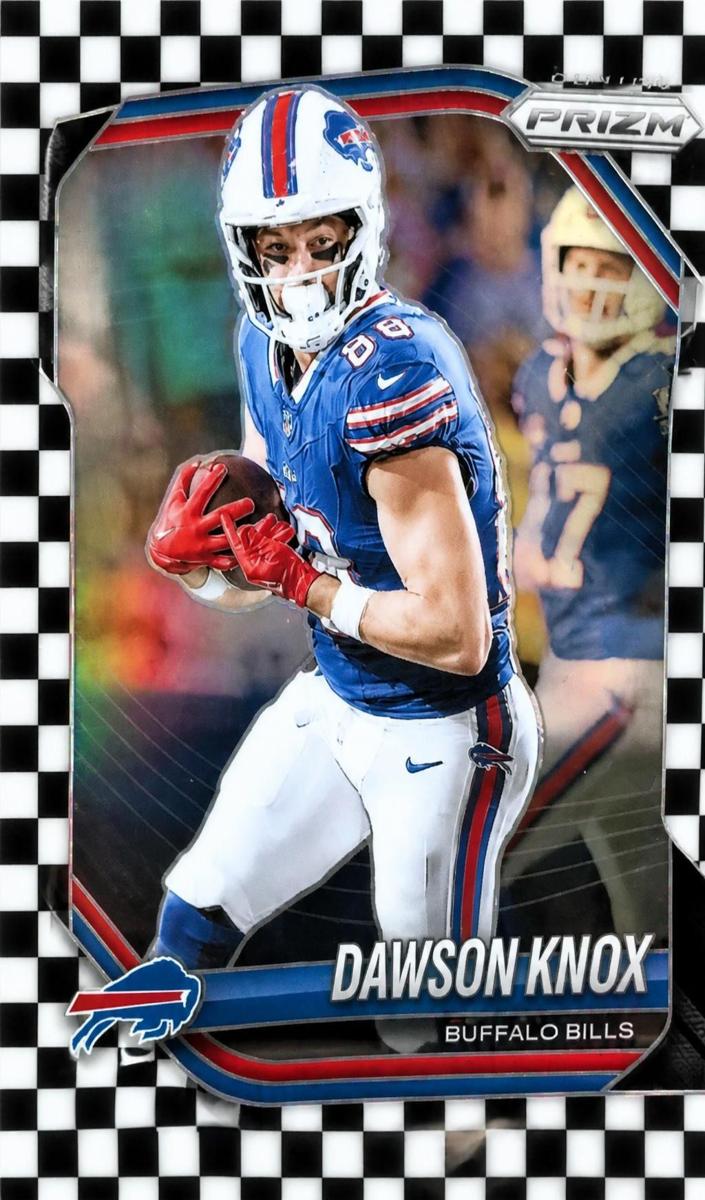 Dawson Knox 2025 Prizm Football card