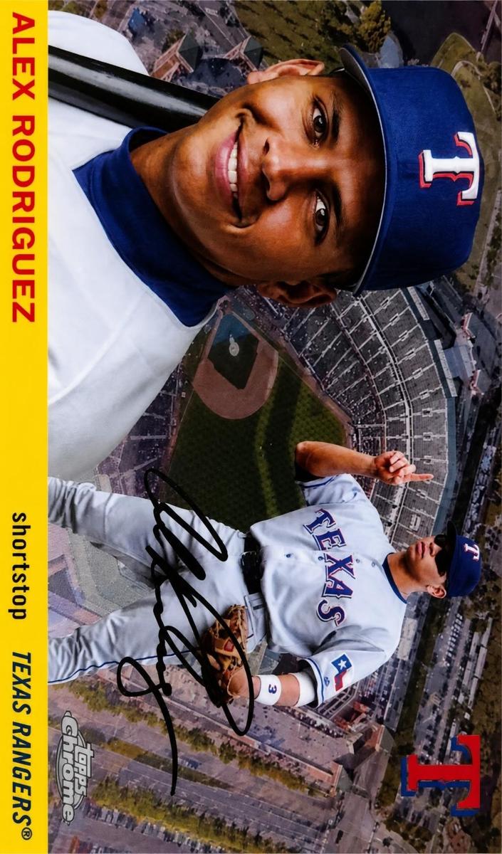 2025 Topps Chrome Platinum 1955 City Variation Alex Rodriguez #55CV-75 card