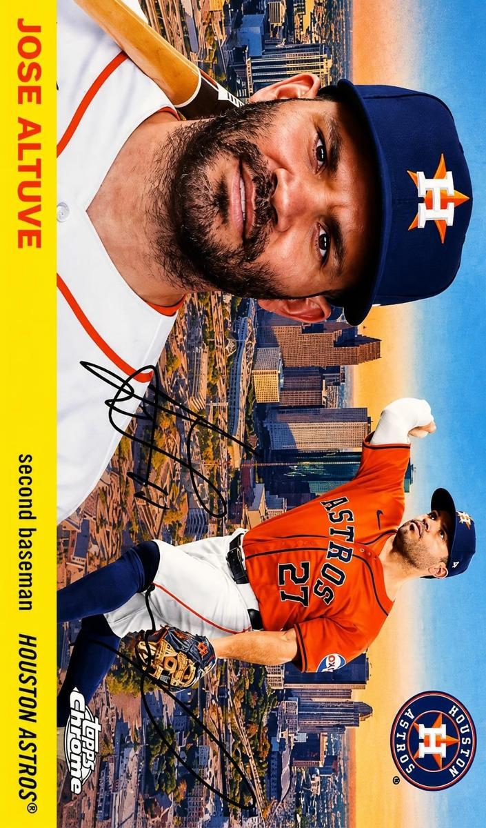 2025 Topps Chrome Platinum 1955 City Variation Jose Altuve #55CV-32 card