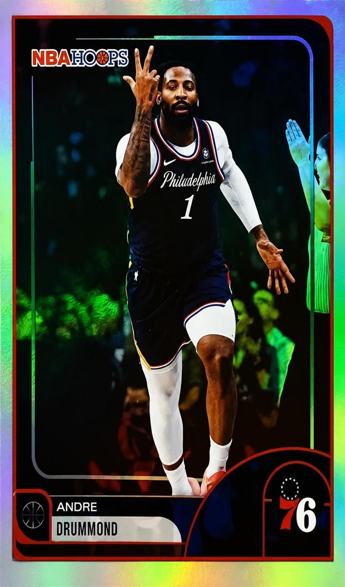 2025 Topps NBA Hoops Andre Drummond #60 card