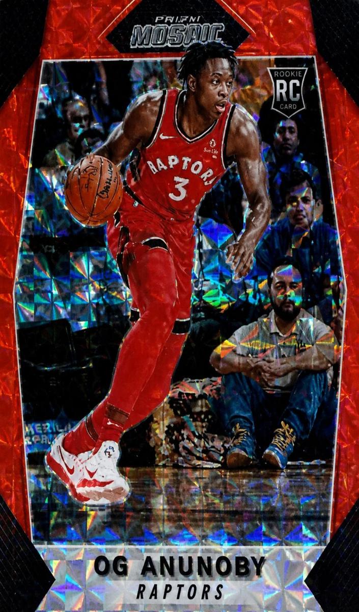 2017 Panini Prizm Mosaic OG Anunoby [Purple] #72 card