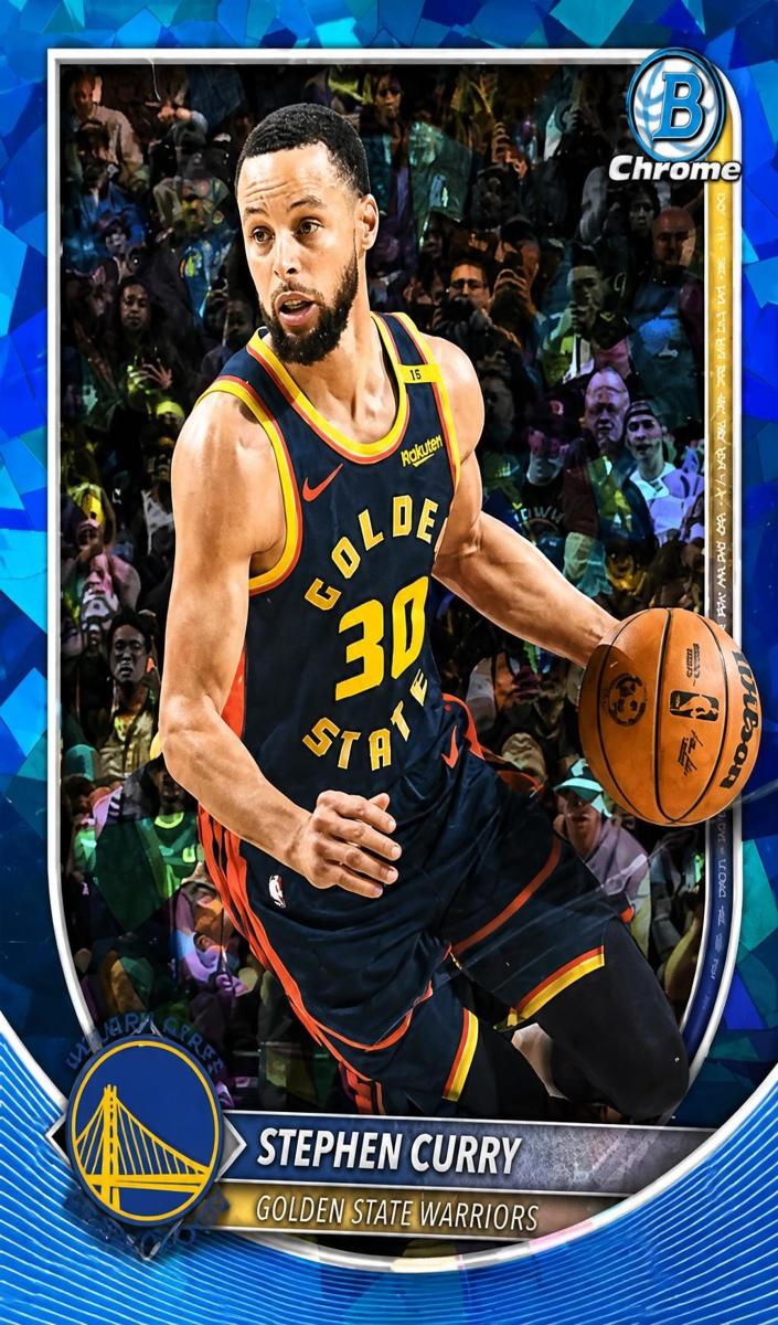 Stephen Curry - 2025 Bowman Chrome Sapphire Basketball