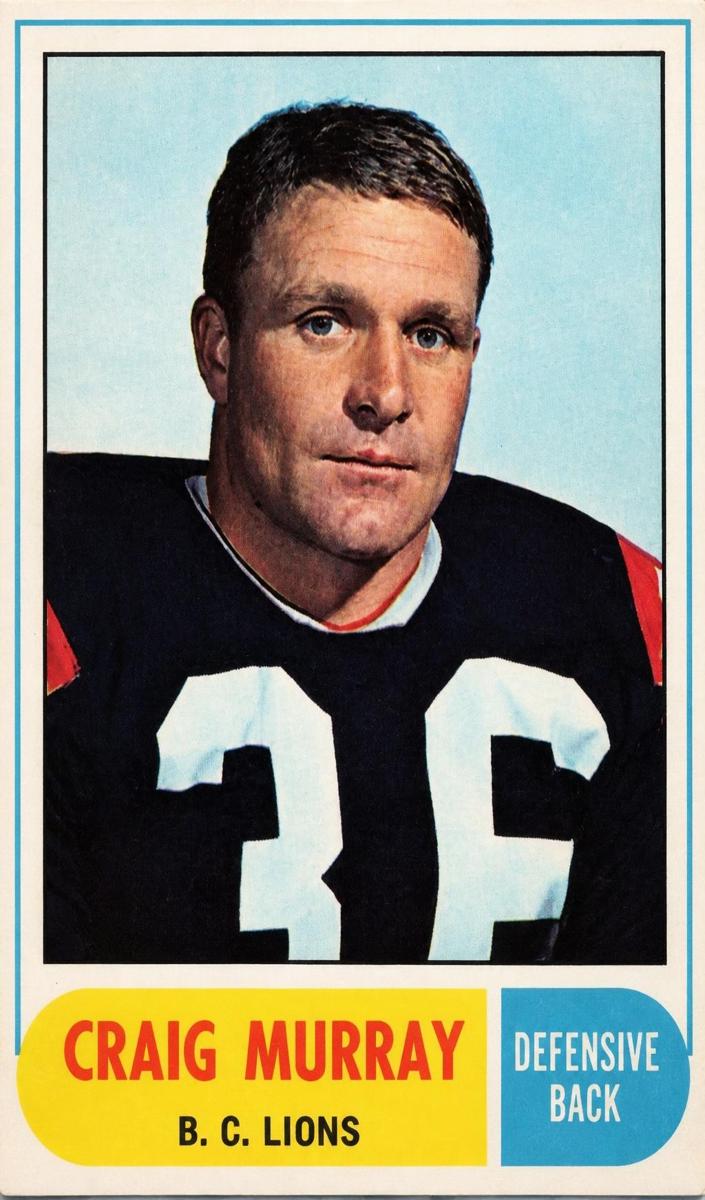 1968 Craig Murray #127