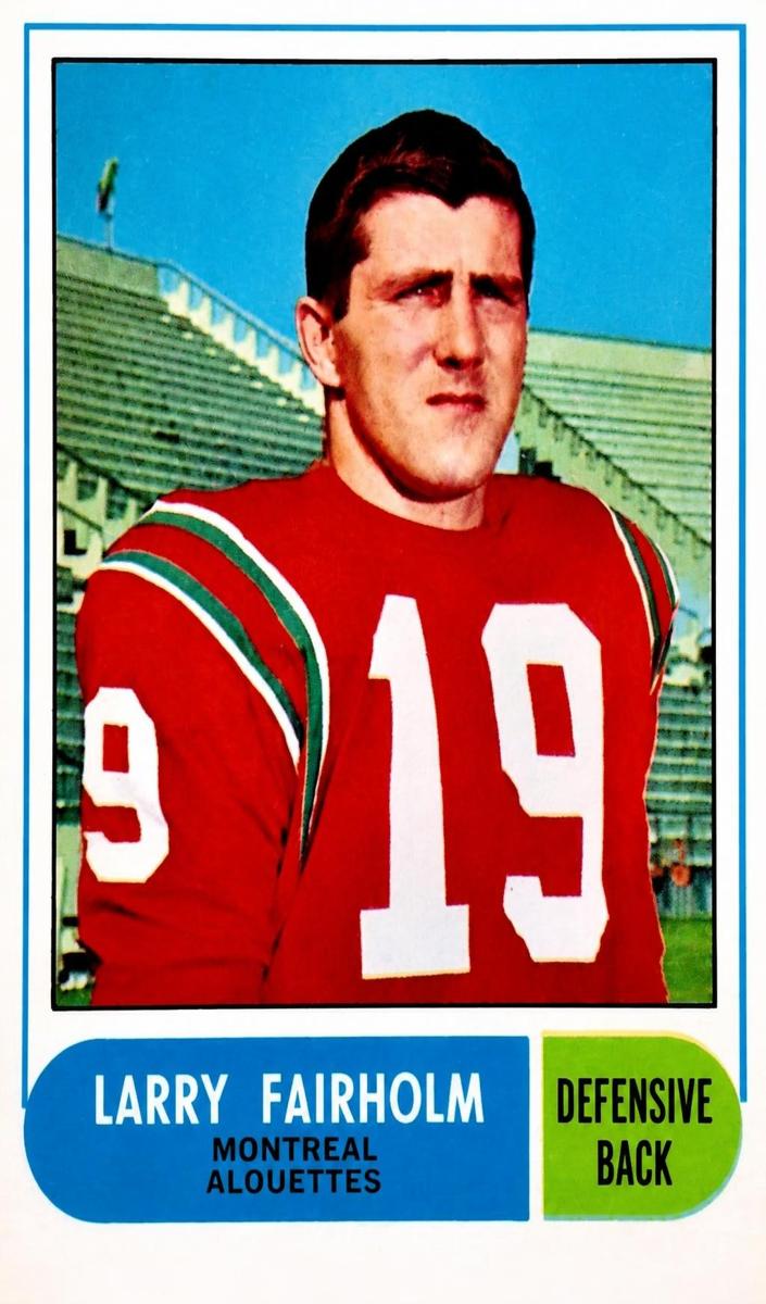 1968 Larry Fairholm #11