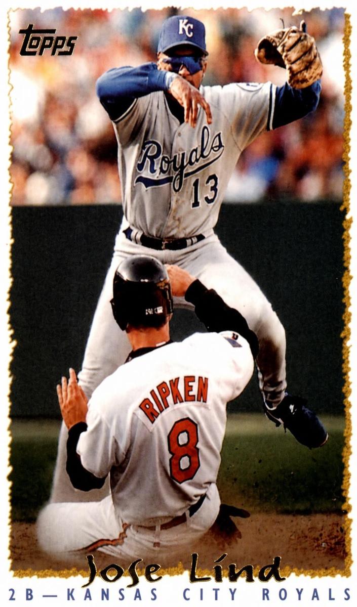 1995 Topps Jose Lind #578 card