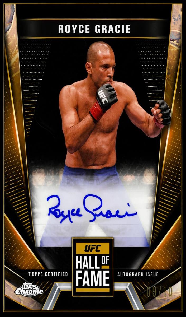 2024 Royce Gracie [Black Refractor] #HFA-RGR