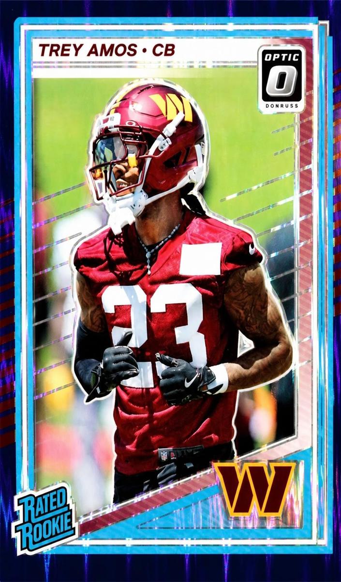 Trey Amos 2025 Donruss Optic Football card