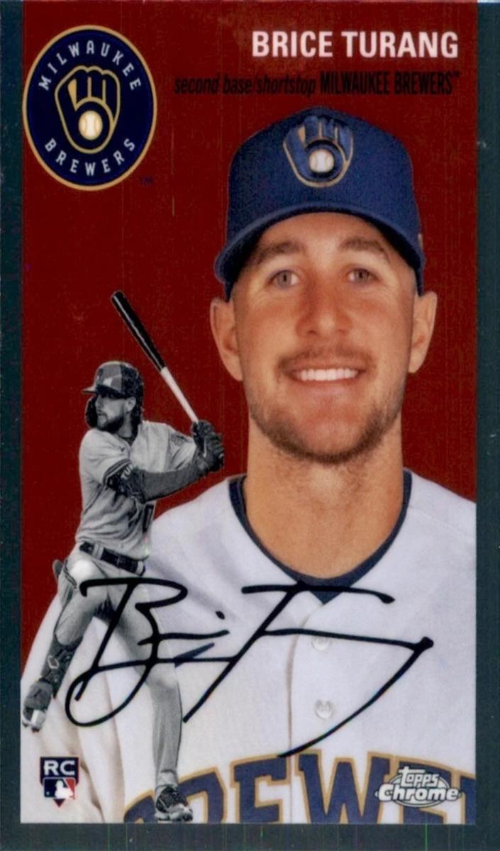 2023 Topps Chrome Platinum Anniversary Brice Turang #8 card