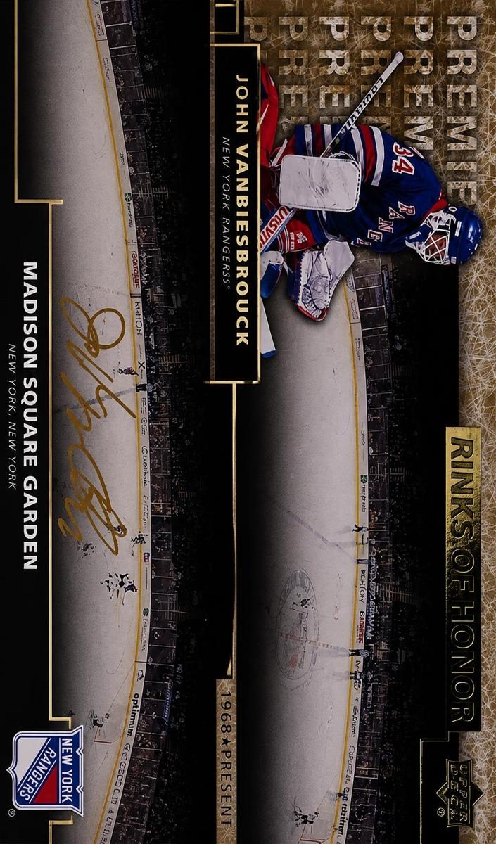 2014 Upper Deck Premier John Vanbiesbrouck #RH-JV card