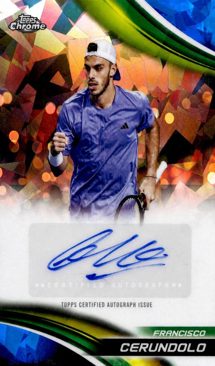 2025 Topps Chrome Sapphire Francisco Cerundolo #CA-FCO card