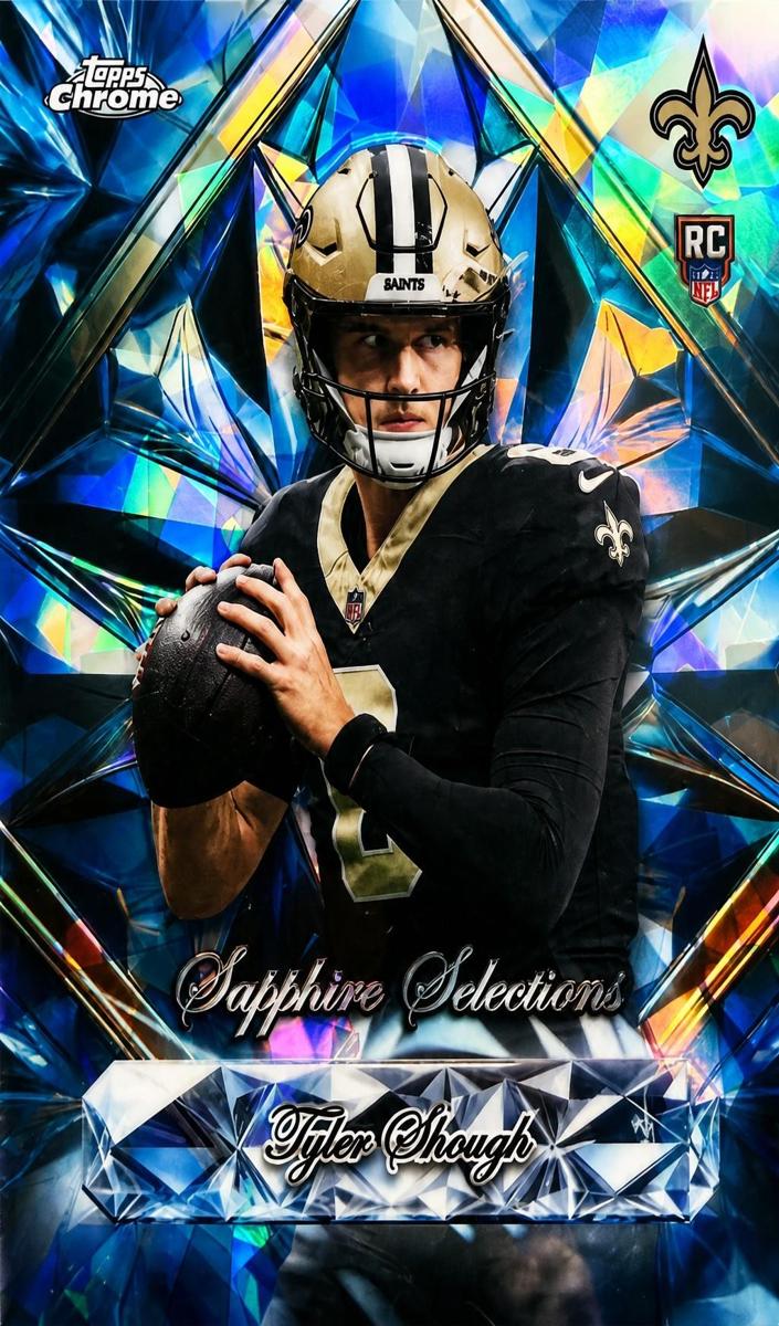 2025 Topps Chrome Sapphire Tyler Shough #SS-18 card