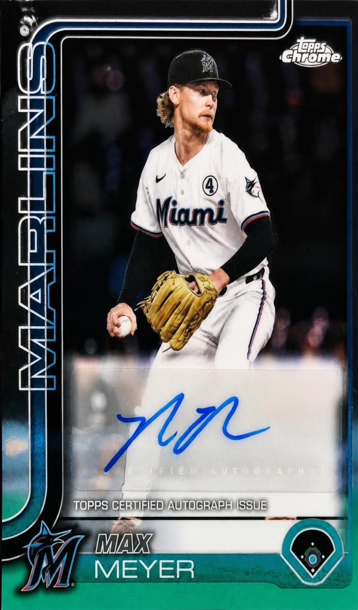 2025 Topps Chrome Update Max Meyer #AC-MM card