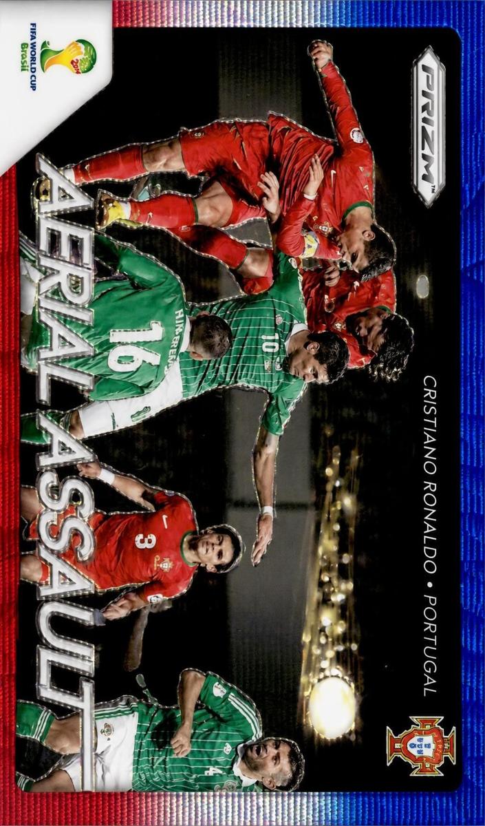 2014 Cristiano Ronaldo [Blue & Red Blue Wave] #1
