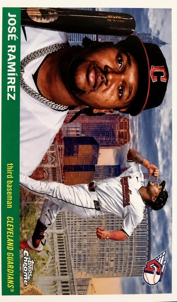2025 Topps Chrome Platinum 1955 City Variation Jose Ramirez #55CV-26 card