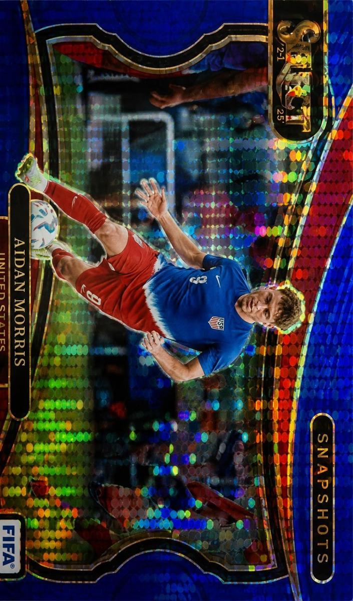 2024 Panini Select FIFA Aidan Morris [Blue Pulsar] #3 card