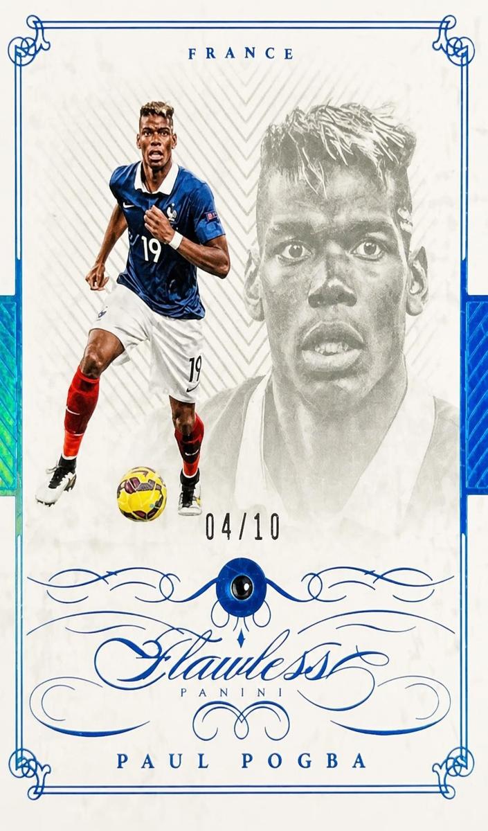 2015 Panini Flawless Paul Pogba [Sapphire] #71 card
