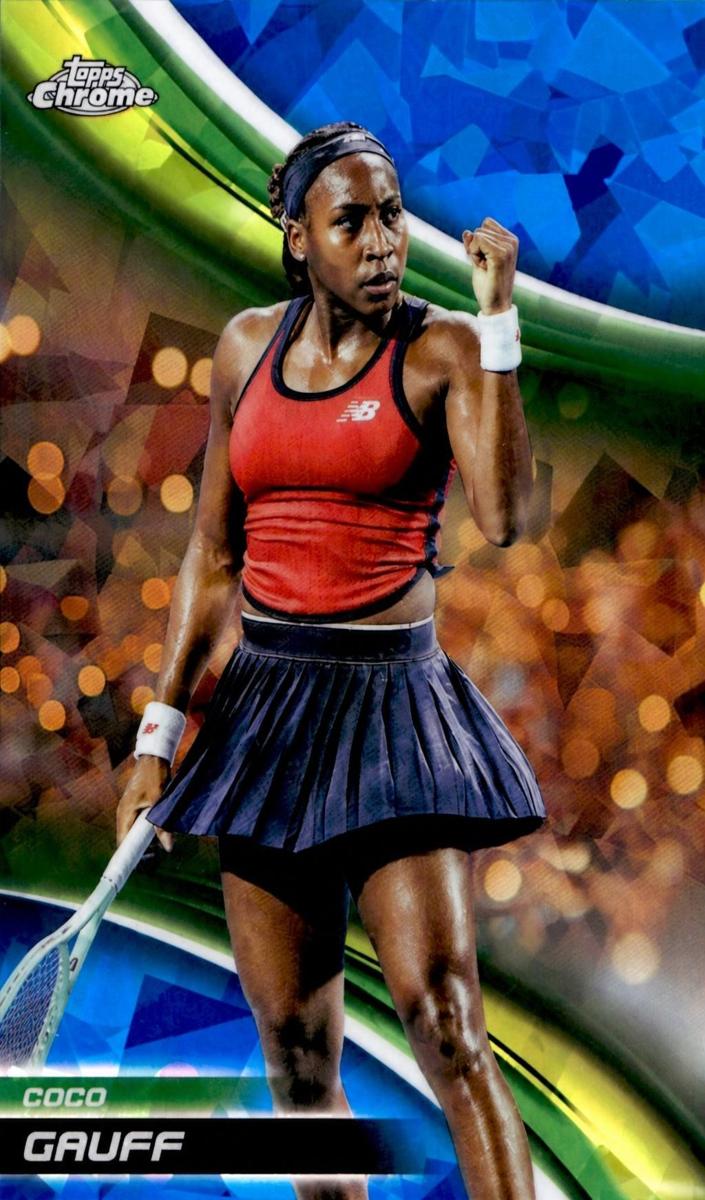 Coco Gauff - 2025 Topps Chrome Sapphire Tennis