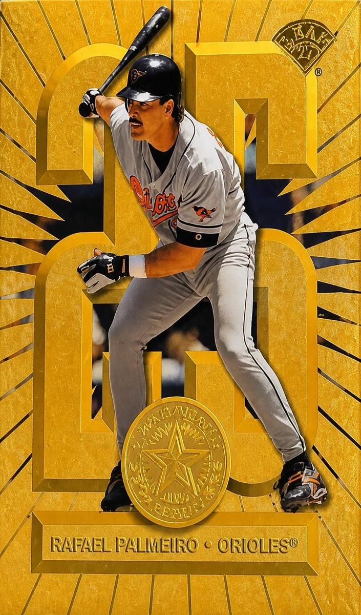 1997 Leaf Rafael Palmeiro #35 card