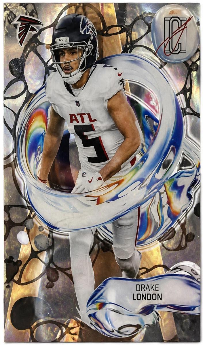 Drake London 2025 Topps Signature Class Fluidity Football