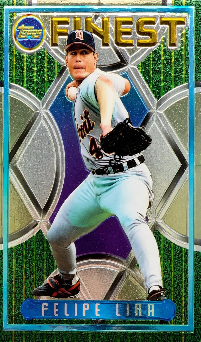 1995 Topps Finest Felipe Lira #329 card