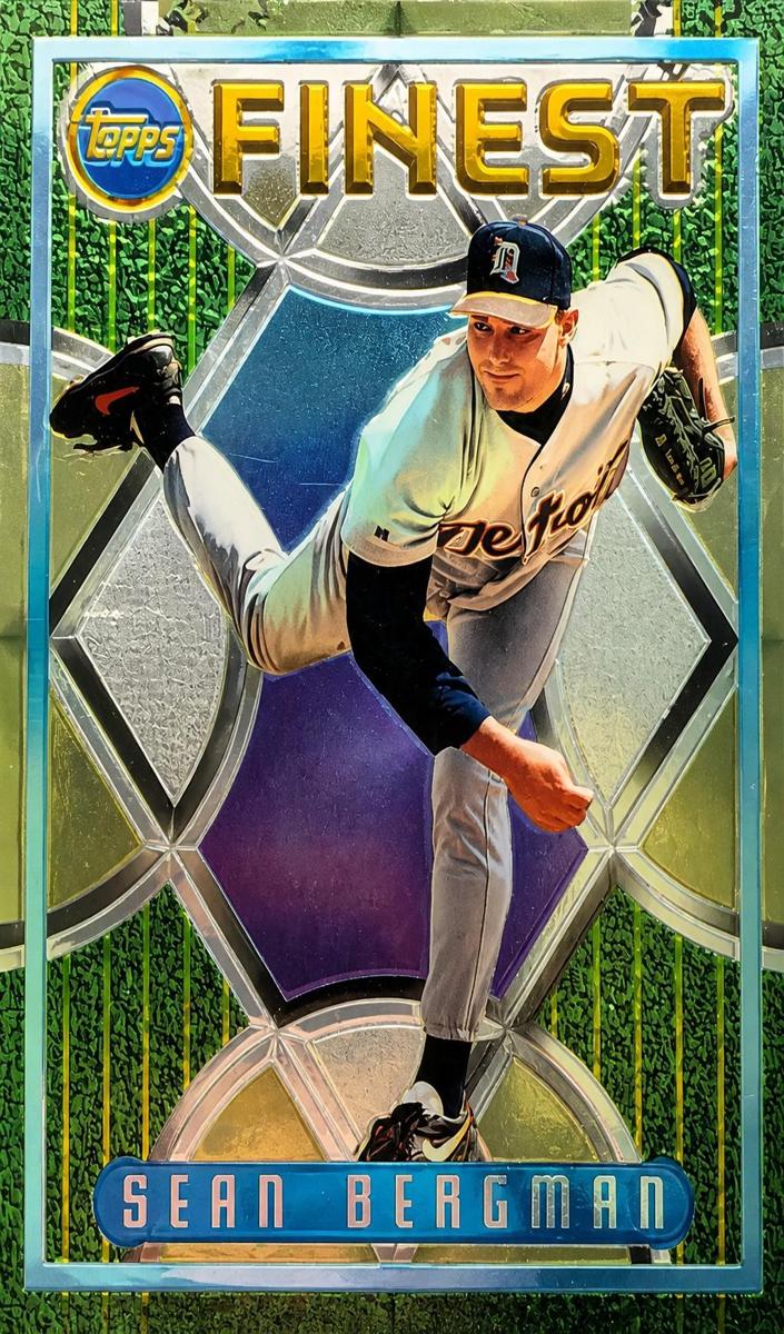 1995 Topps Finest Sean Bergman #306 card