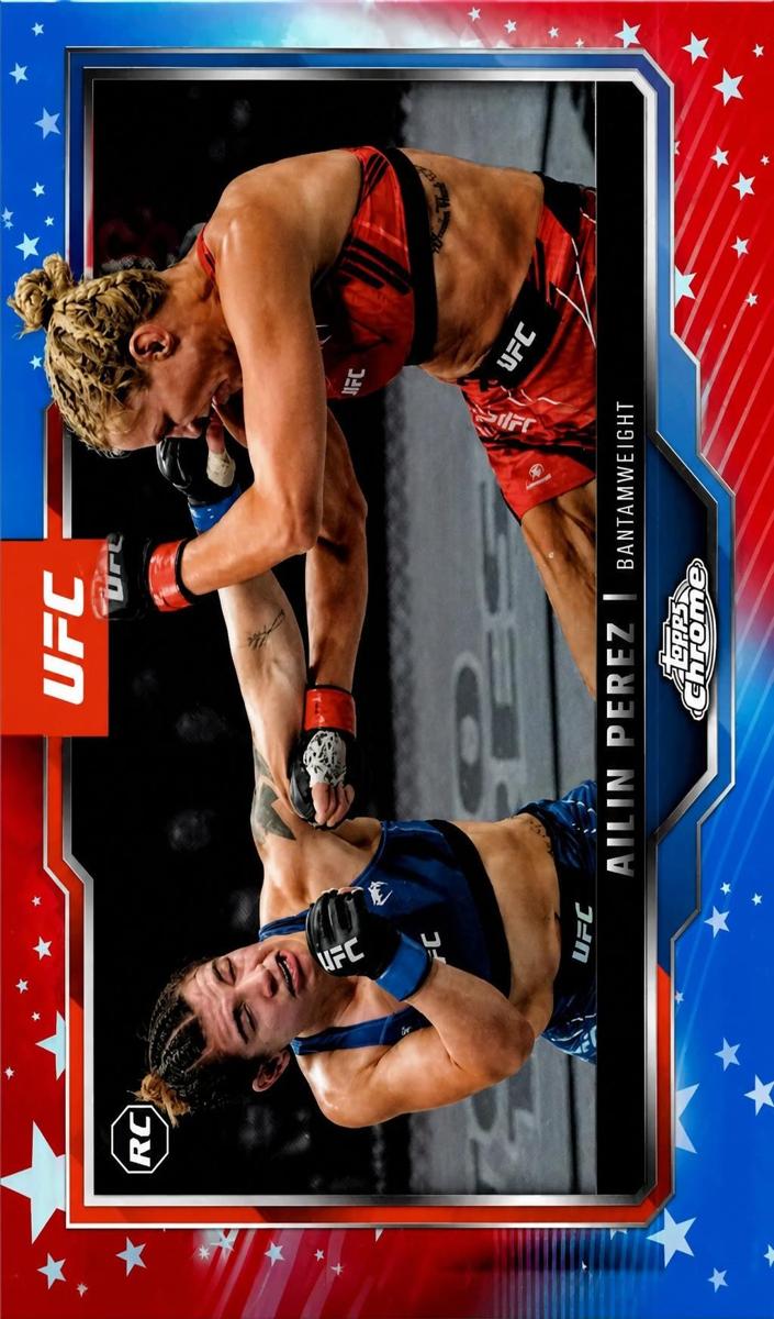 2025 Ailin Perez [Red & Blue Refractor] #111