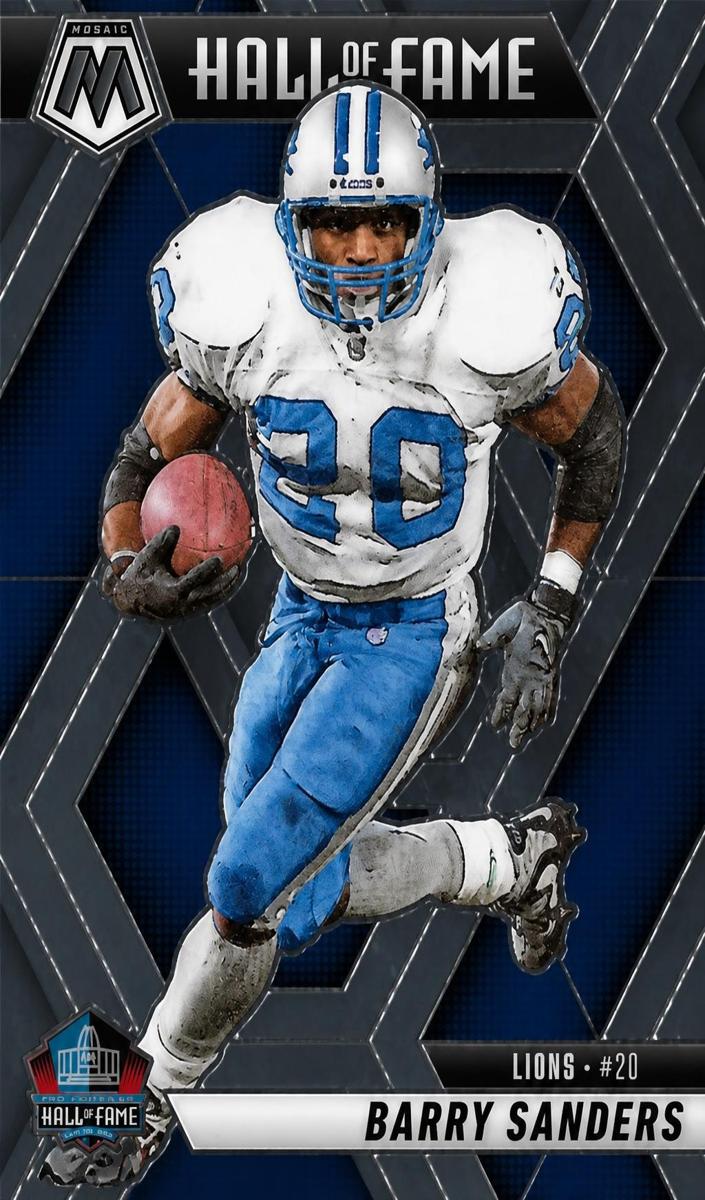 Barry Sanders 2025 Mosaic Football card