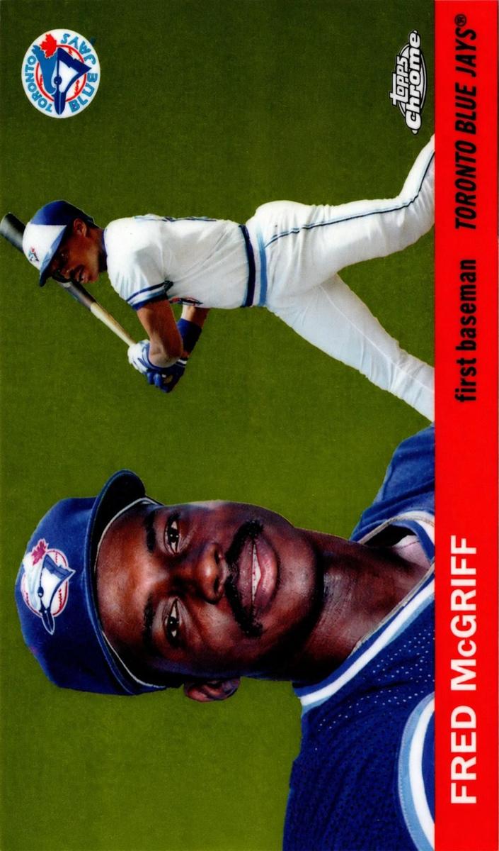 2025 Topps Chrome Platinum Fred McGriff [Refractor] #455 card