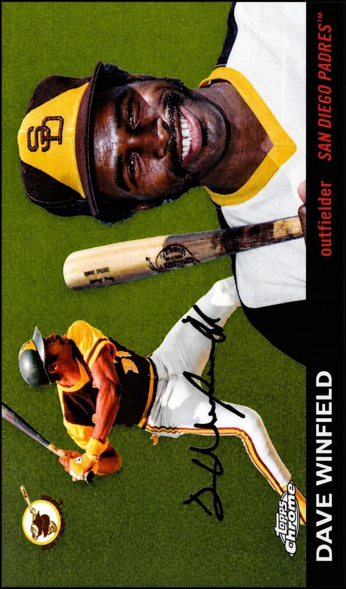 2025 Topps Chrome Platinum Dave Winfield [Prism] #484 card