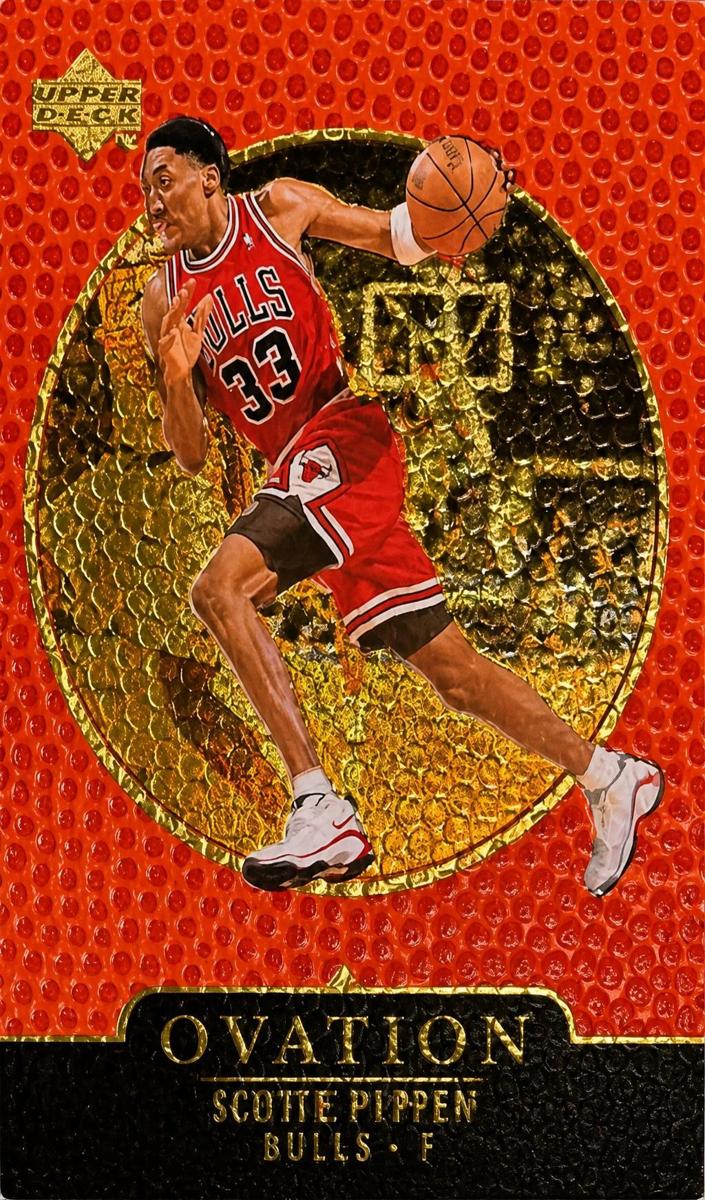 1998 Upper Deck Ovation Scottie Pippen [Gold] #10 card