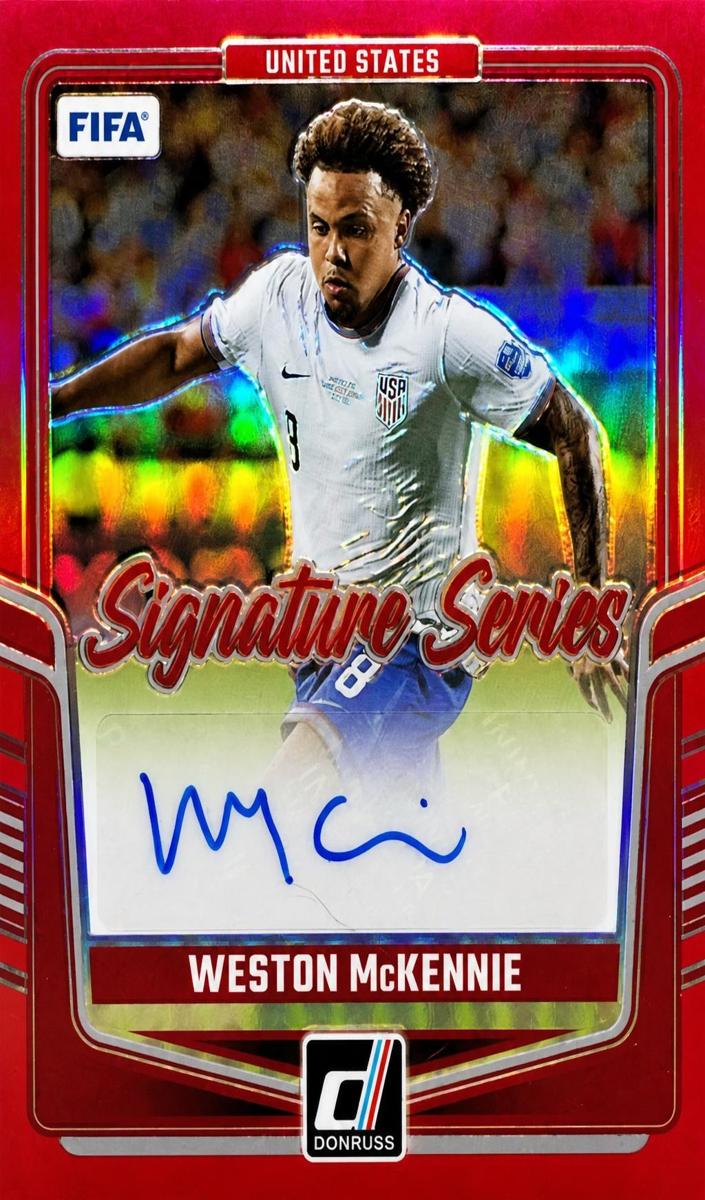2024 Panini Donruss Weston McKennie [Red] #SS-WMK card