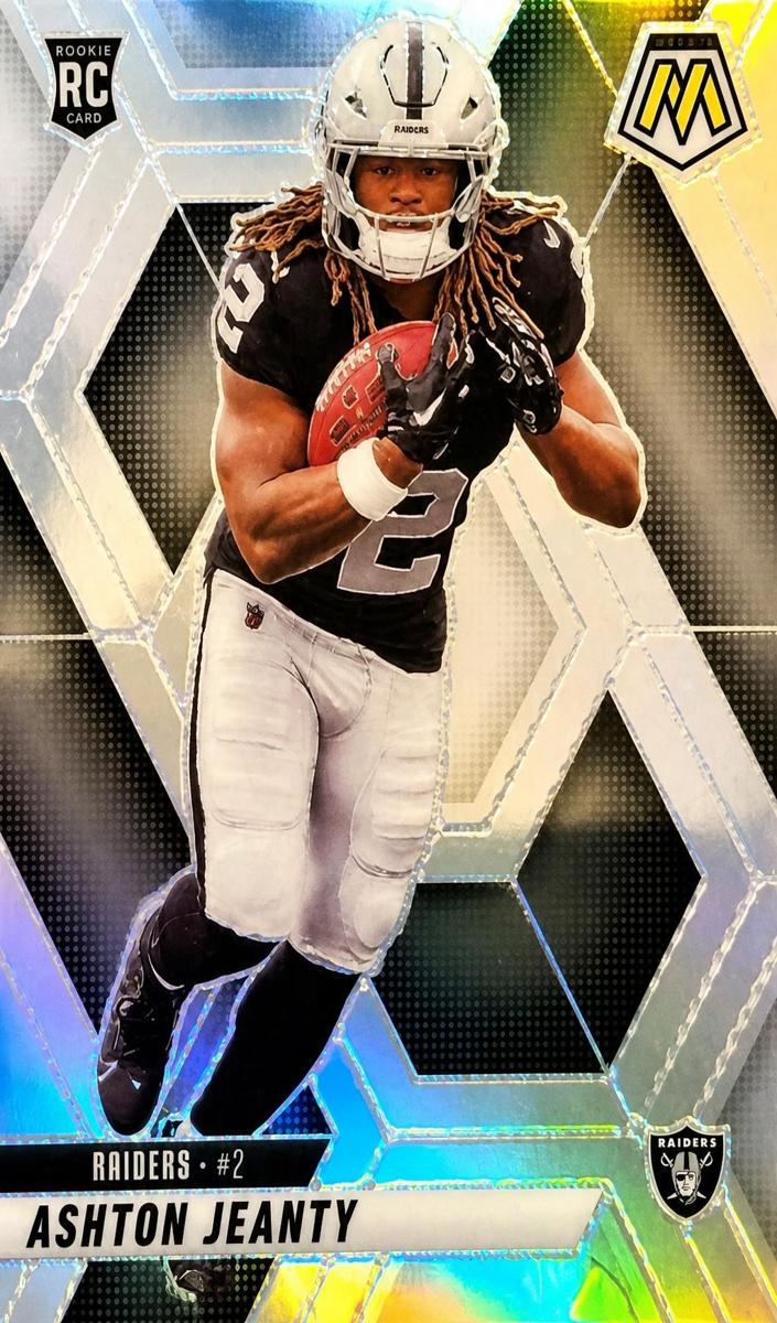 2025 Panini Mosaic SILVER #345 Ashton Jeanty front