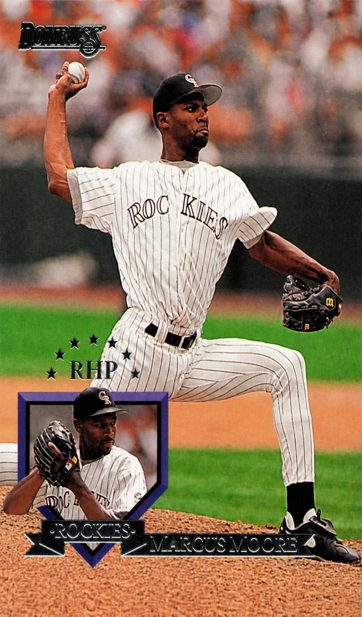 1995 Donruss Marcus Moore #169 card